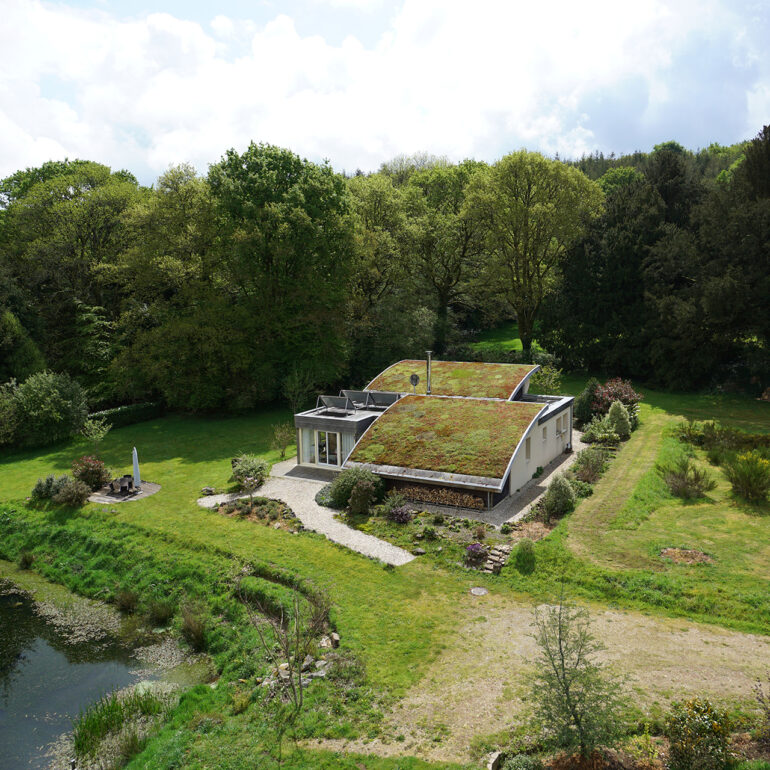 Photo aérienne - Toiture végétalisée
